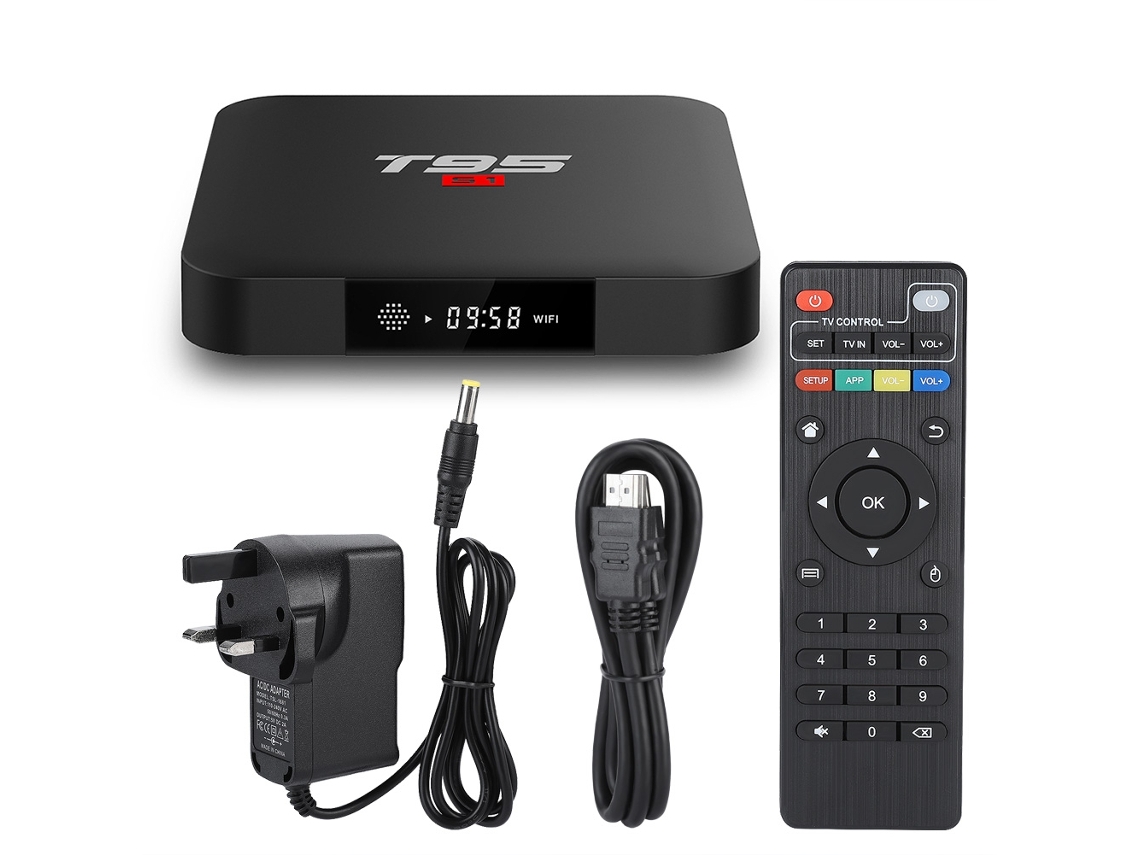 Caixa De Tv Inteligente Com Wifi E Reprodutor De Mídia Hdmi