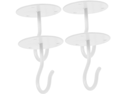 Kit de 4 Ganchos Metálicos Inoomp para Teto, Ideais para Plantas Suspensas em Áreas Externas. Ganchos de Ferros, de CHABERLU