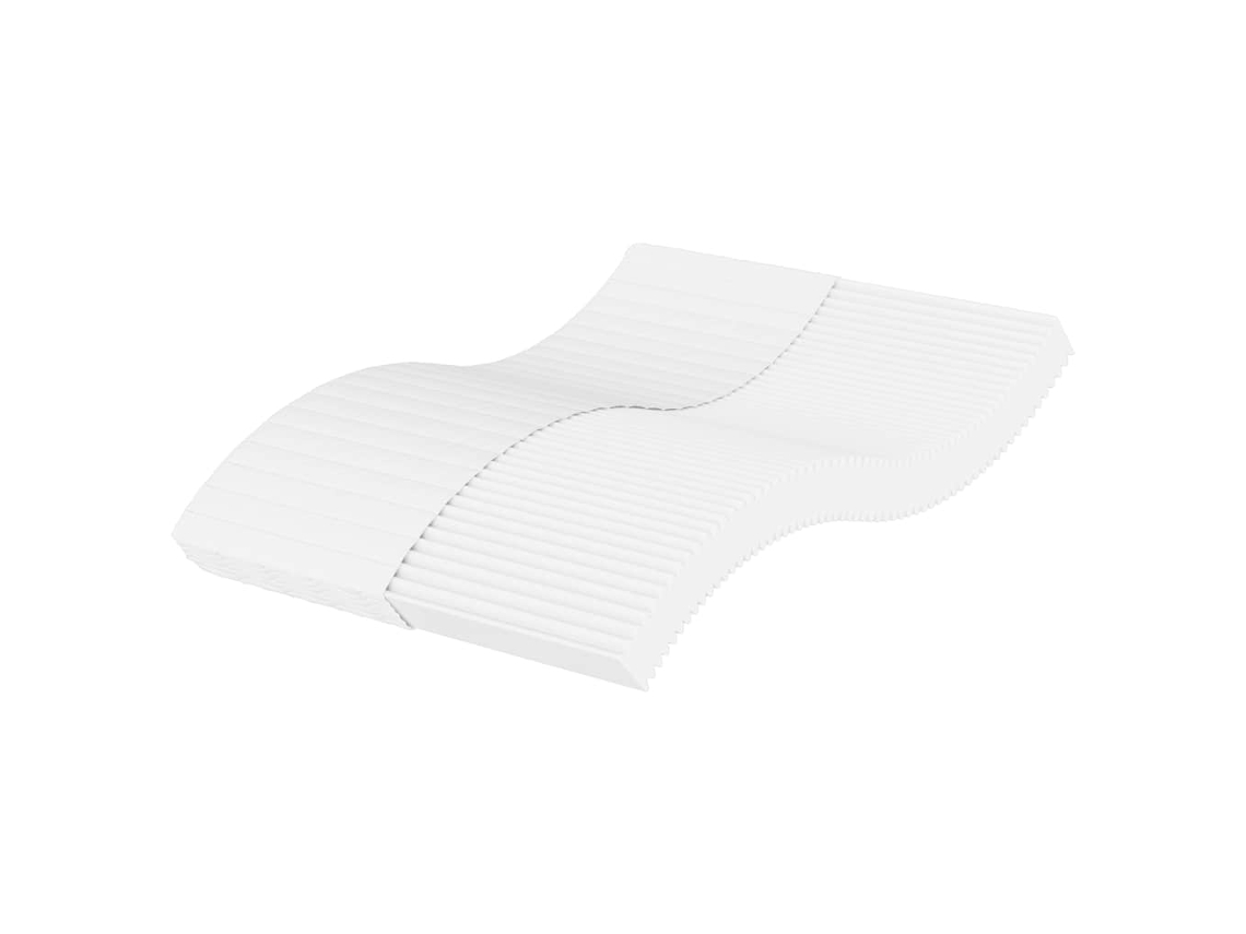 Vidaxl Colchão De Espuma 140x210 Cm Dureza H2 H3 Branco