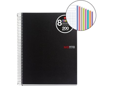 Caderno  200 Preto (A4)