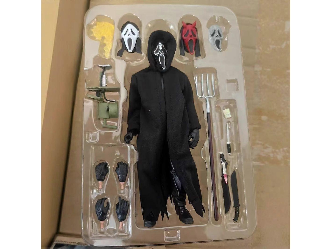 Boneco De Ação Fantasma De 7 Polegadas, Com Máscaras E Acessórios De Armas
