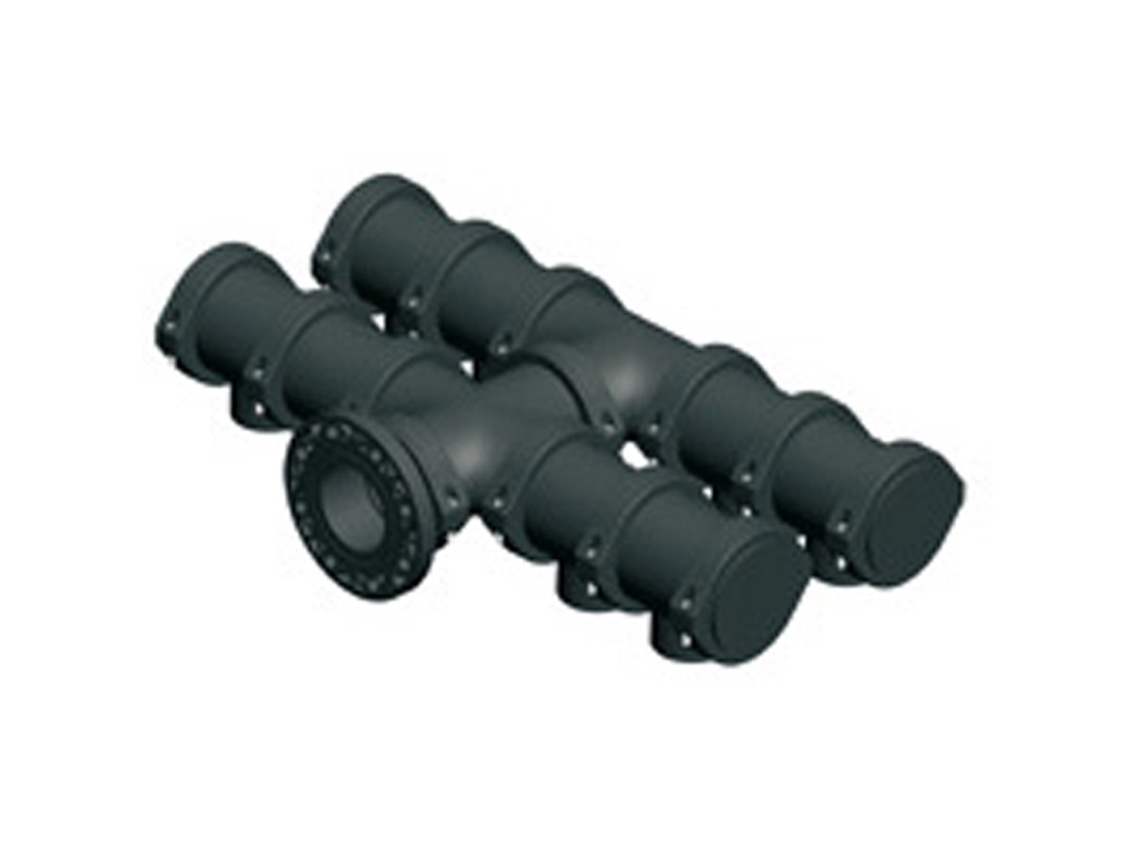 Hidrante PVC Duplo Netvit Ent/Cent Brida 110X1 1/4 HIDROTEN