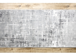 Passadeira DYWANY LUSZCZOW Structural Mefe Níveis Cinzento (200x300cm)