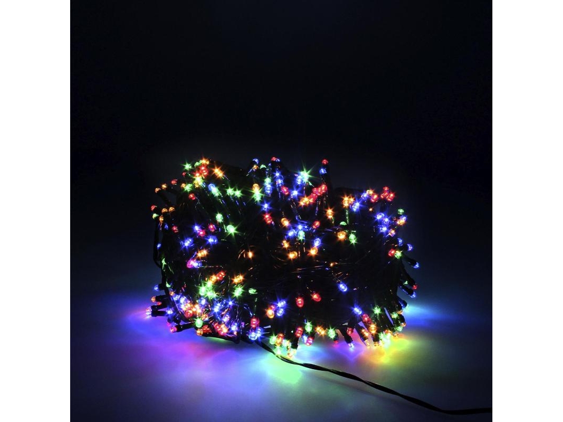 Grinalda de Luzes de Natal 500 leds multicor. Interior e Exterior ip44