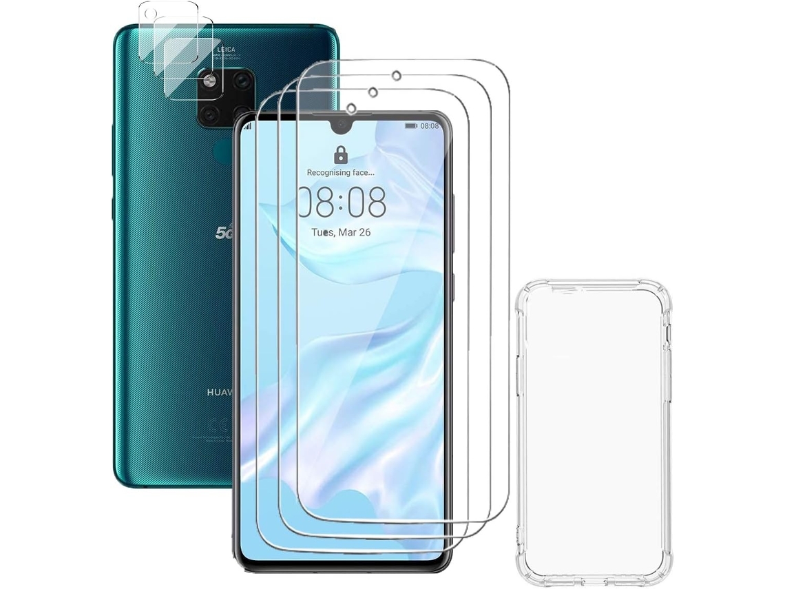 Pack 3 Películas De Ecrã Para Huawei Mate 20 X - Elysve