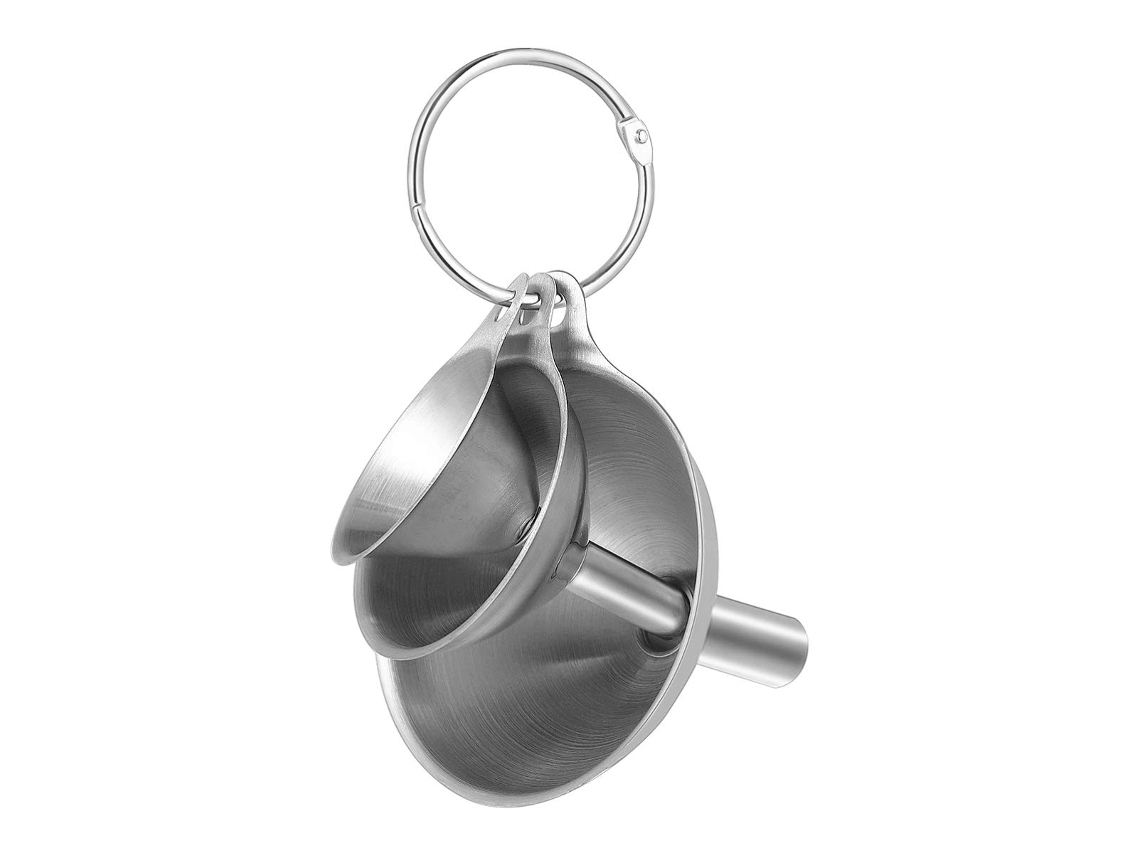 Funil De Aço Inoxidável, Mini Funil Para Especiarias, Utensílio De Cozinha