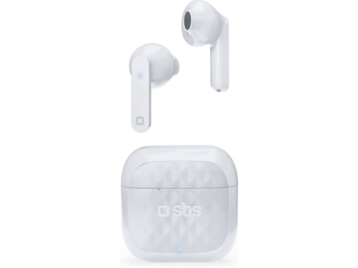 Auriculares Bluetooth True Wireless SBS Airfree (In Ear - Microfone - Branco)