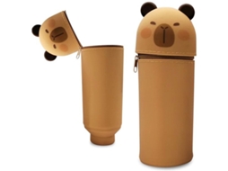 Etui De Silicone 2 Em 1 - Estojos Para Lápis E Canetas - Capivara