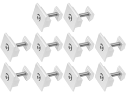 Suporte Para Painel Solar Com Braçadeira Central Prateada Opções De Espessura 30 35 40 45mm
