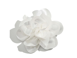 _broche de Flor de Tecido Popular Acessório Delicado Pin de Colarinho para Viagem e Lazer Preto