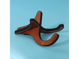 Lurelia Suporte Dobrável Para Guitarra, Guitarra Acústica, Guitarra Clássica, Baixo E Ukulele, Portátil, Universal, Madeira