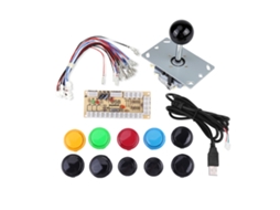 Kit Diy Botões Arcade Joystick Codificador Usb Zero Delay para Mame Pc