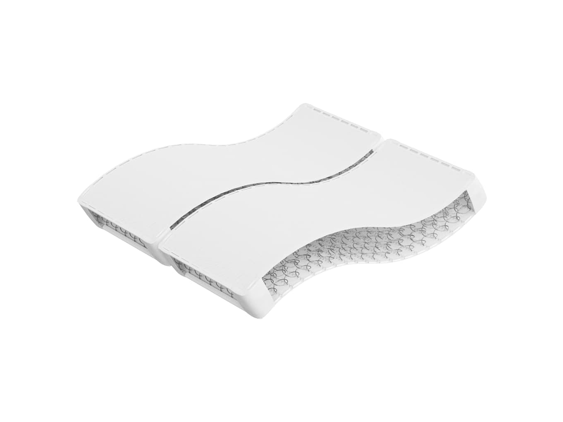 Bonnell Spring Mattress, Bonnell Spring Mattresses Vidaxl Branco Tecido (160 X 200 Cm)