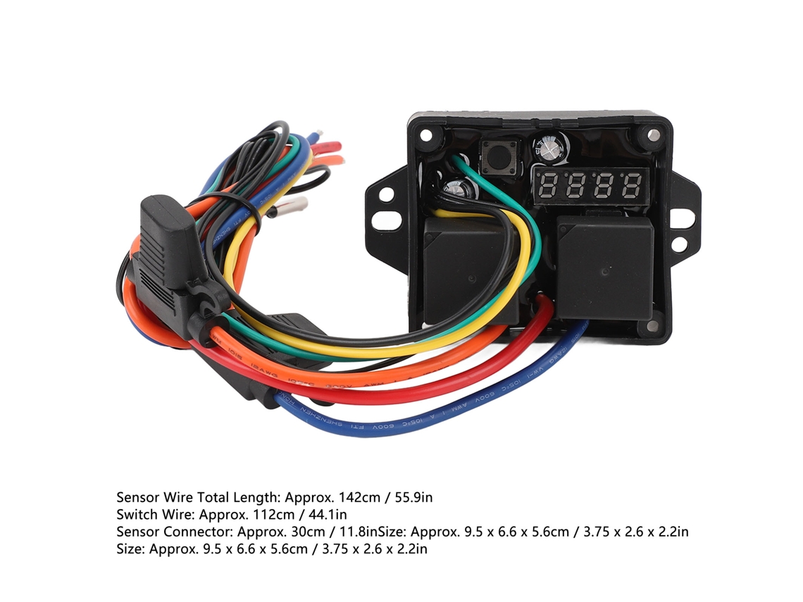 Laxiscreed Controlador De Ventoinha Digital 12v Com Regulação De Temperatura Ajustável