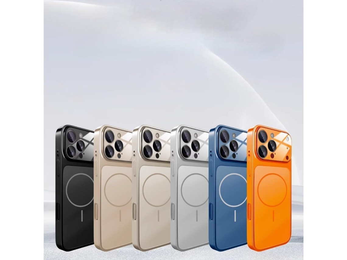 Compatível Com Iphone 17/17 Air/17 Pro/17 Pro Max, Capa Protetora Fosca Para Carregamento Sem Fio (laranja, Para Iphone 17 Pro Max) 17 Pro Max