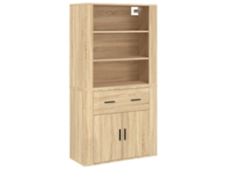 Highboard, Highboards Vidaxl Marrom Madeira Processada (n/a)