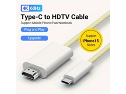 Cabo Usb C Para Hd Para Escritório E Casa Tadvyyvayotoy
