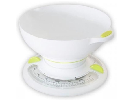 Balança de Cozinha / Maxi 3 kg Branca / Verde CUISINE ELEGANCE