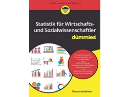 Livro Statistik für Wirtschafts und Sozialwissenschaftler für Dummies A2 Für Dummies German Edition de Thomas Krickhahn (Alemão)