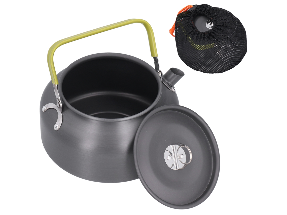 Panelinha de Camping de Liga de Alumínio 1.2l para Acampamento, Piquenique, Pesca com Bolsa S/MARCA
