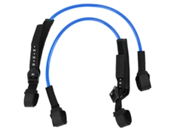 2 unidades de arnês de segurança ajustável para prancha de windsurf, tamanhos 28 a 34 polegadas (71 a 86 cm), cor azul. - aquaforge