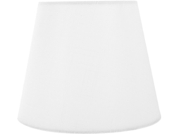 Abajur de Mesa Vintage Branco com Tampo de Tecido E14 SFUSHOS