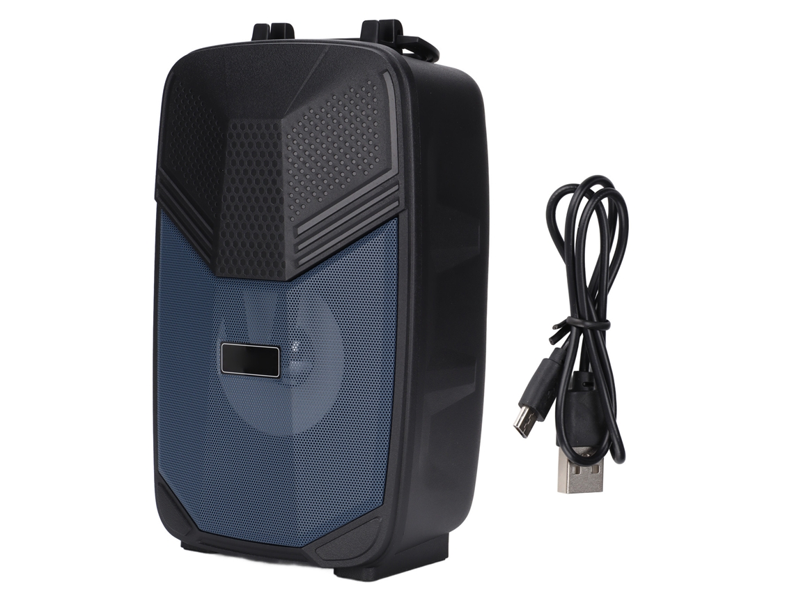 Caixa de Som de Karaokê Portátil EOOCOO (conexão Bluetooth Luz Led)