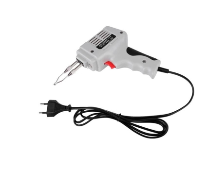 Pistola de Ferro Elétrico TBEST Eu 220V 100W Compacta e Durável Branca