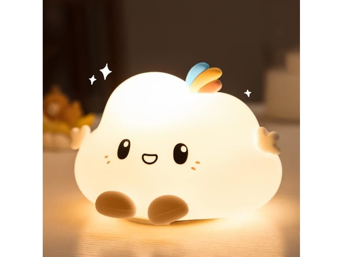 Luz Noturna para Bebês, 7 Modos de Iluminação, Recarregável Via Usb BRILVIBERA
