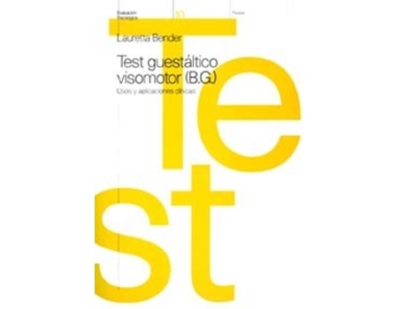 Livro Test Guestáltico Visomotor de Lauretta Bender (Espanhol)