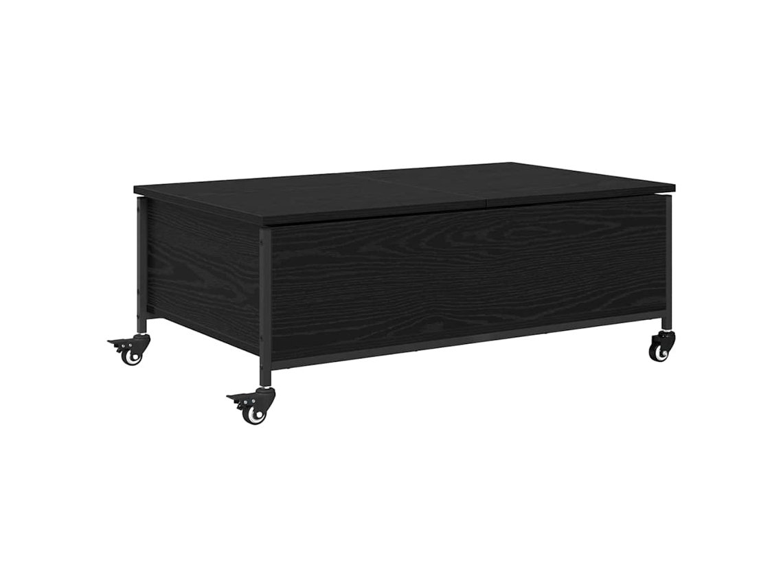 Mesa de Centro Carvalho Preto 91 X 55 X 32 Cm MAISON EXCLUSIVE