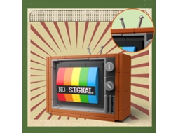 Kit de Montagem Diy Retrô com Blocos de Montar para Móveis Eletrônicos, Tv, Computador MDUG (estilo 6)