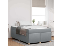 Vidaxl Estrutura Da Cama Cinzento-claro 120 X 190 Cm Tecido