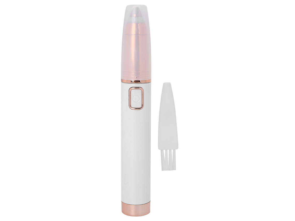 Aparador de pelos portátil elétrico para sobrancelhas, para mulheres (tipo bateria)