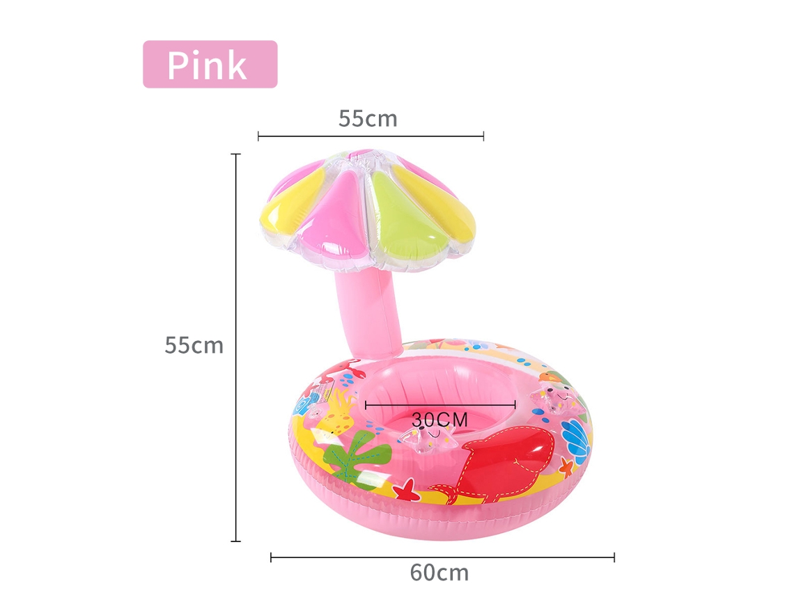 Boia De Natação Inflável Para Crianças Com Assento, Boias De Piscina, Brinquedo De Piscina, Boia Flutuante Para Bebês Slowmoose