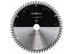 Disco de Serra Circular BOSCH Standard para Madeira Para Serras a Bateria 254x2.2/1.6x30 T60 para Serras Bancada