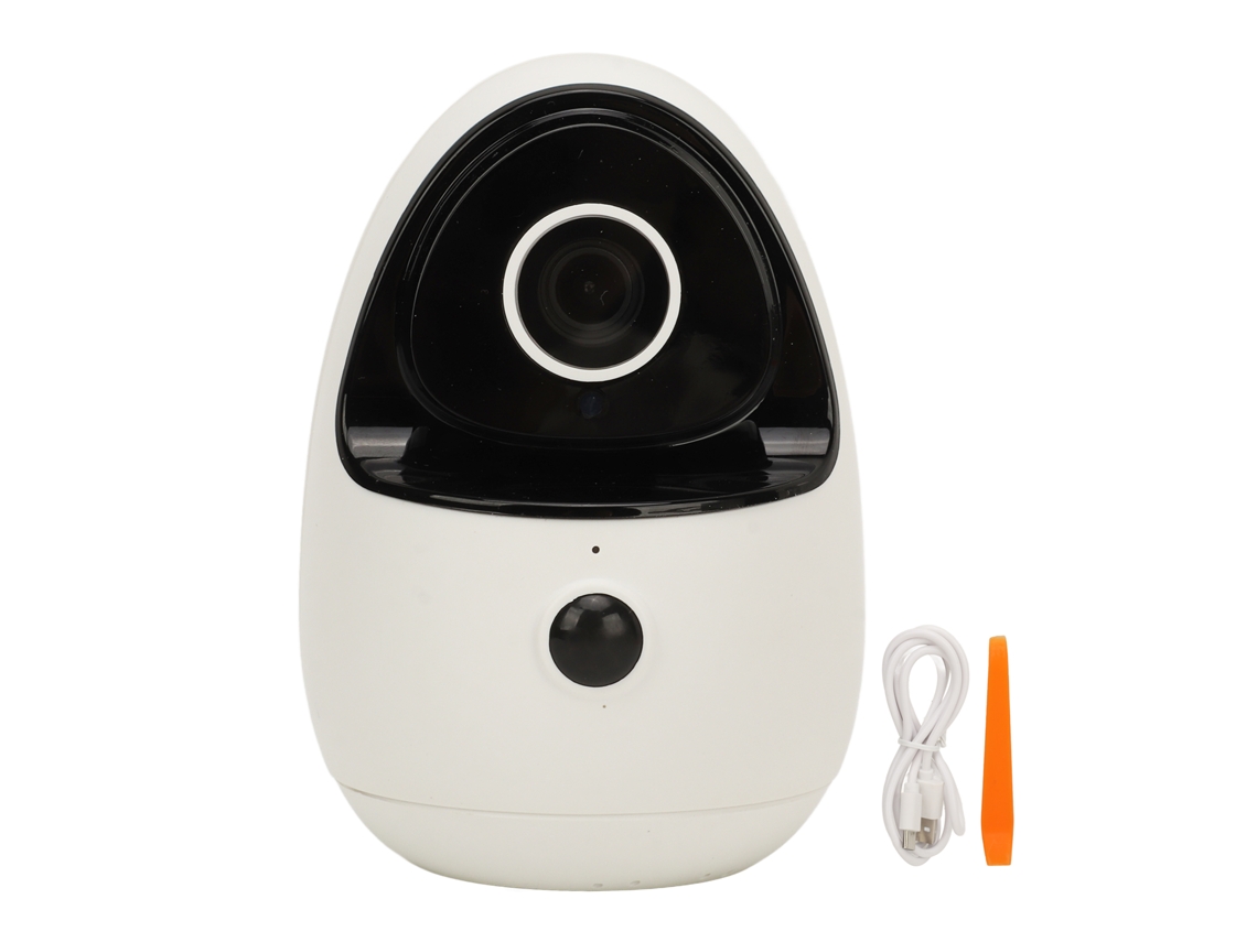 1080p Security Camera 5200 Mah 360° Rotation Night Vision 2 Way Talk Motion Detection Cyclic Recording Smart Security Camera LAXISCREED