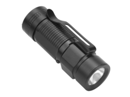 Mini lanterna LED à prova d'água com 3 modos de iluminação e corpo de liga, luz roxa.