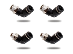 2026 conectores Neumáticos Peças, Modelos 8mm×1/4" Y 8mm×1/8" para Diy Izl de Alta Qualidade