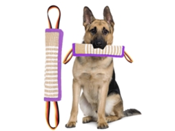 Brinquedo de Treinamento para Cães, Resistentes.para Cabo de Guerra Filhotes Aliviar a Dentição Digitallab Roxo 2pc