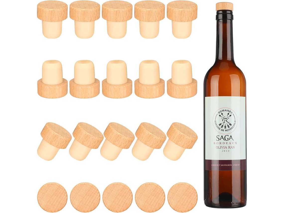 Rolhas Reutilizáveis Para Garrafas De Vinho, Perfeitas Para Artesanato E Decoração, Suaves E Úteis, Garantindo Uma Boa Vedação Hermética Na Garrafa
