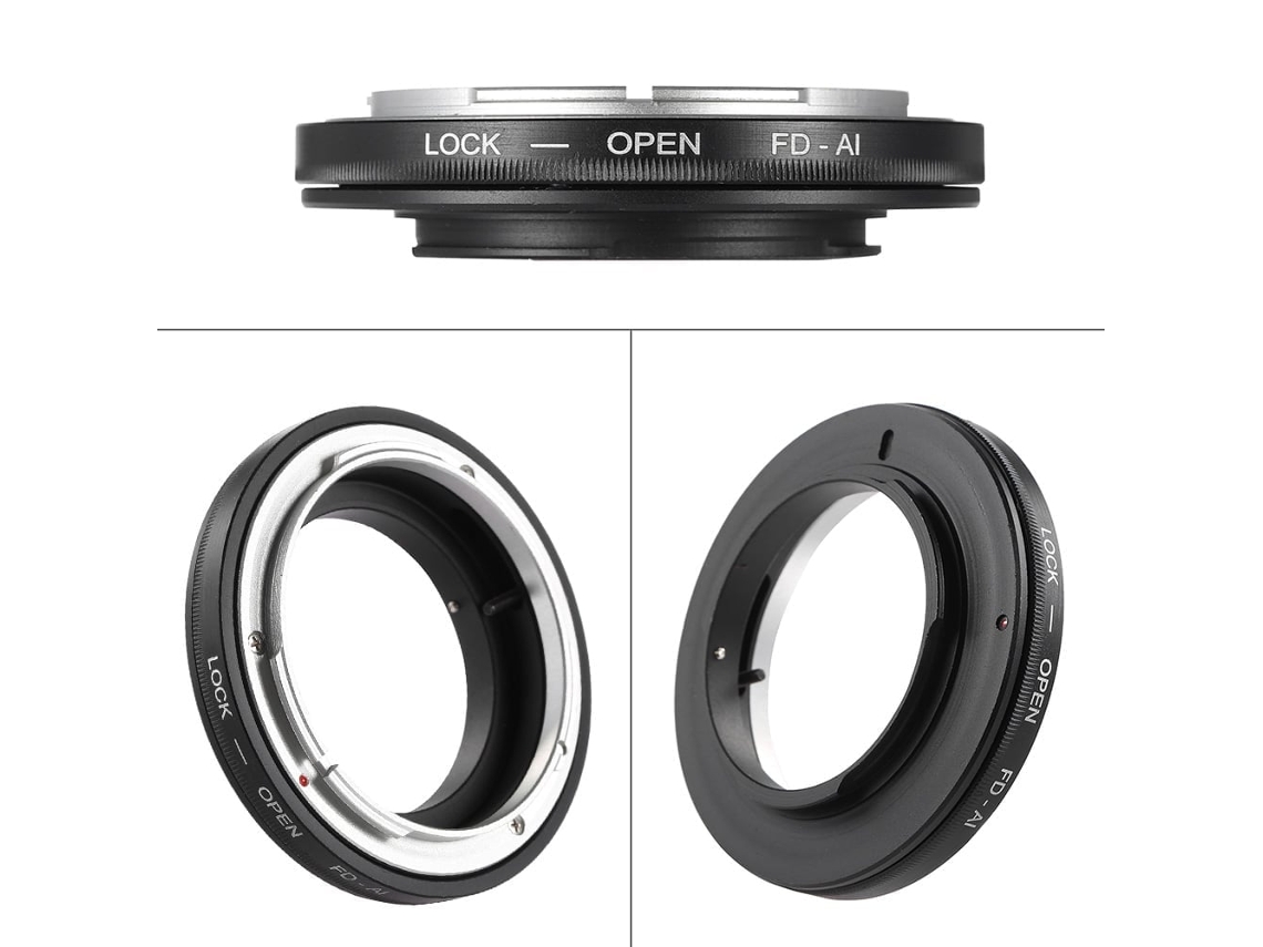 2026 anel Adaptador de Lente Profissional para Canon Fd/nikon Ai, Montura Pro, Acessório de Câmera