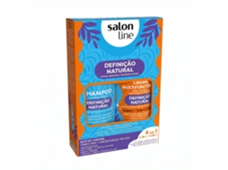 Definição Natural Kit Shampoo + Creme Multifuncional 300ml SALON LINE