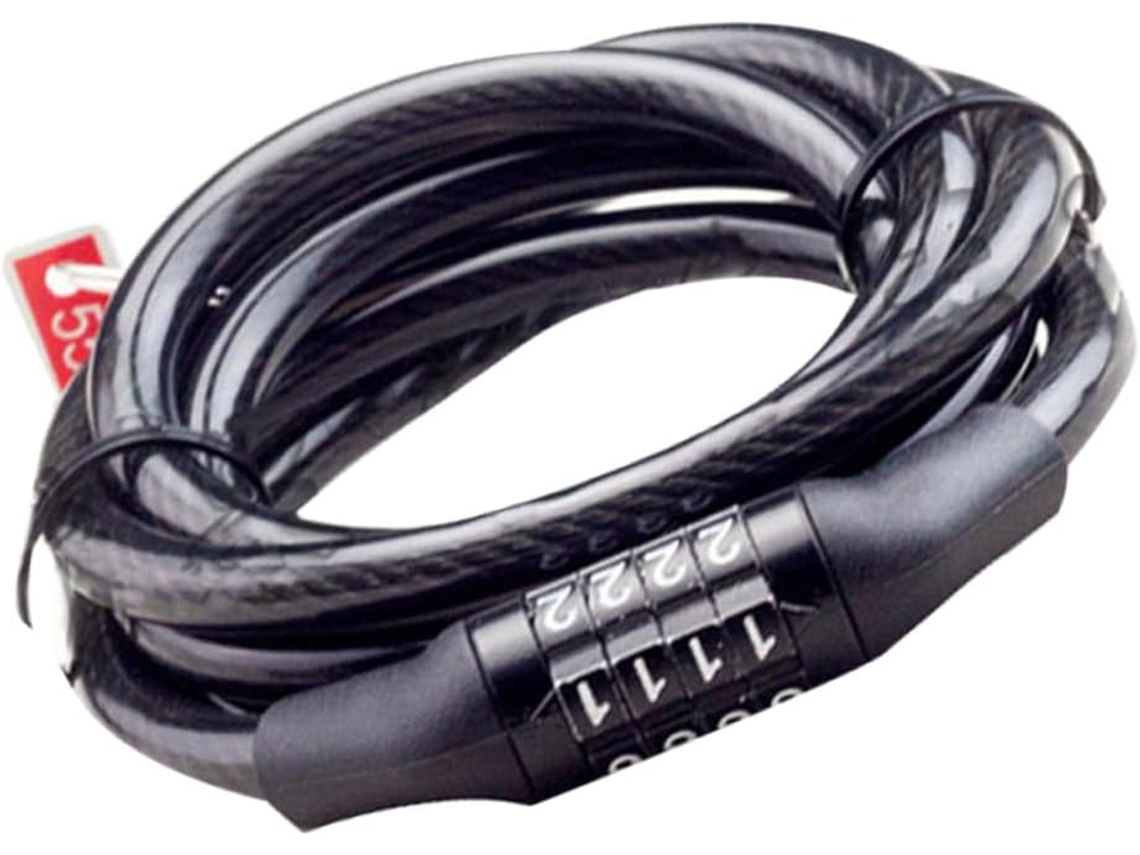 Cadeado De Bicicleta Com Cabo Antifurto, Cadeado De Combinação Digital