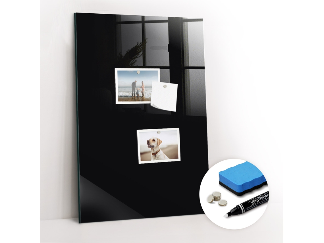 Quadro Magnético Decorativo Cor Preta Para O Quarto Das Crianças Espelharte (40x60 Cm)