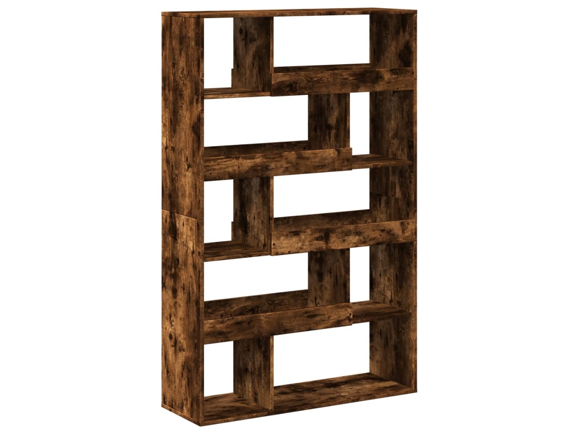 Estante 100x33x156,5cm Madeira Carvalho Fumado MAISON EXCLUSIVE