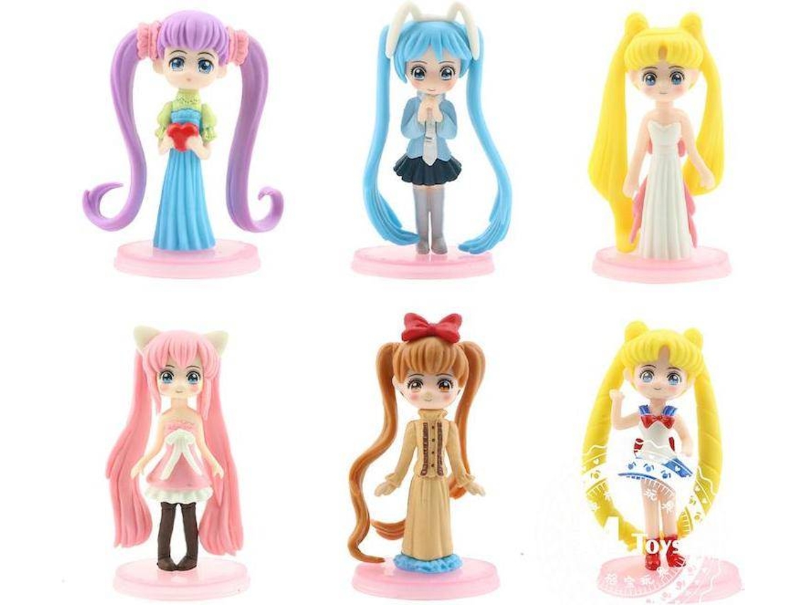 Conjunto de Figuras OEM Sailer Moon (6 unidades - 7.5 cm)