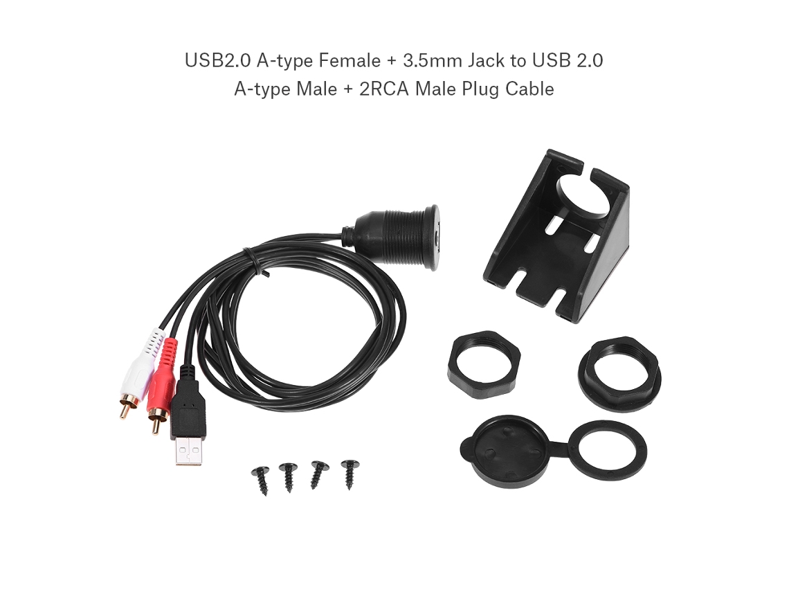 Cabo Conexão Painel Usb2.0 Aux 2rca LAXISCREED