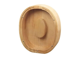 Caja De Ahorros De Letra De Madera Mjy Para Guardar Cambios, Tamaño 19x21x3.6cm, 280g O