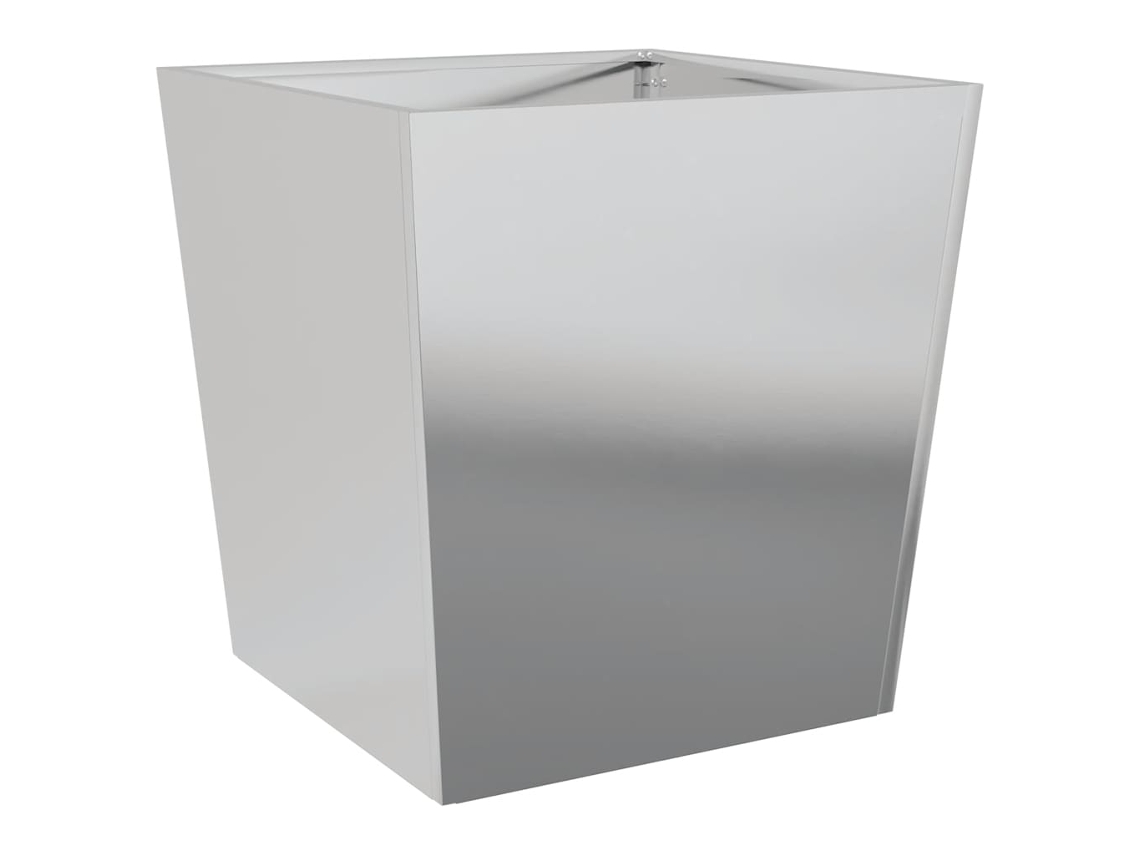 Vaso de jardim VIDAXL Aço (50x50x50cm)